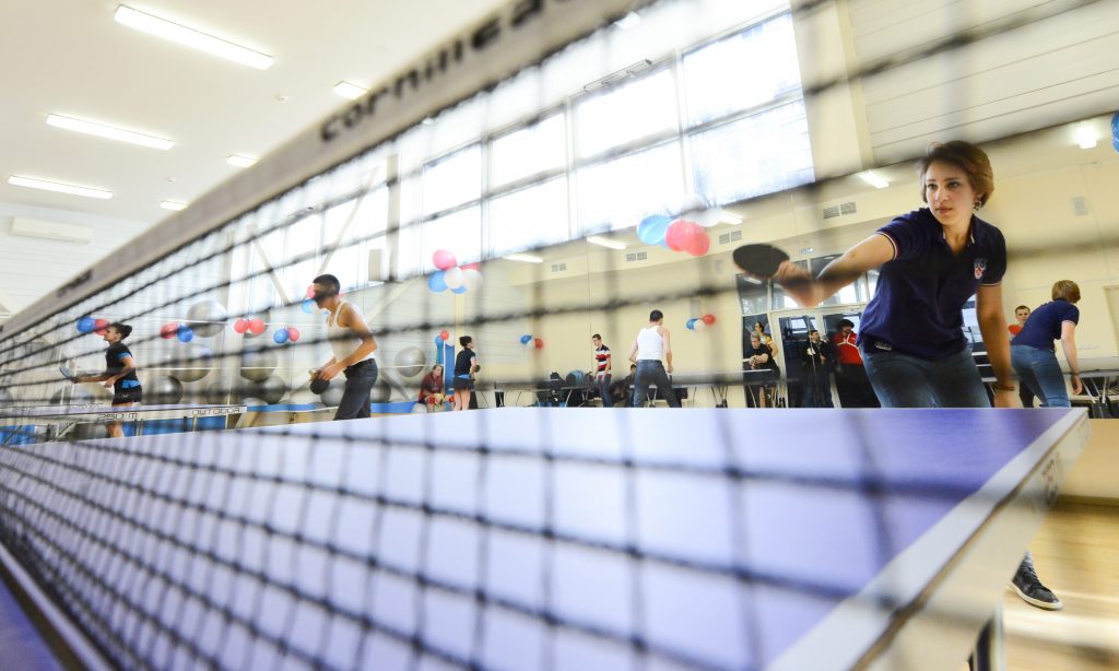 Окружной турнир по настольному теннису состоялся в Центре «Вертикаль»